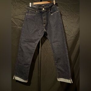 Piombo Men's Denim size 34 X 32‎ - Dark Wash Blue Jeans (267)
